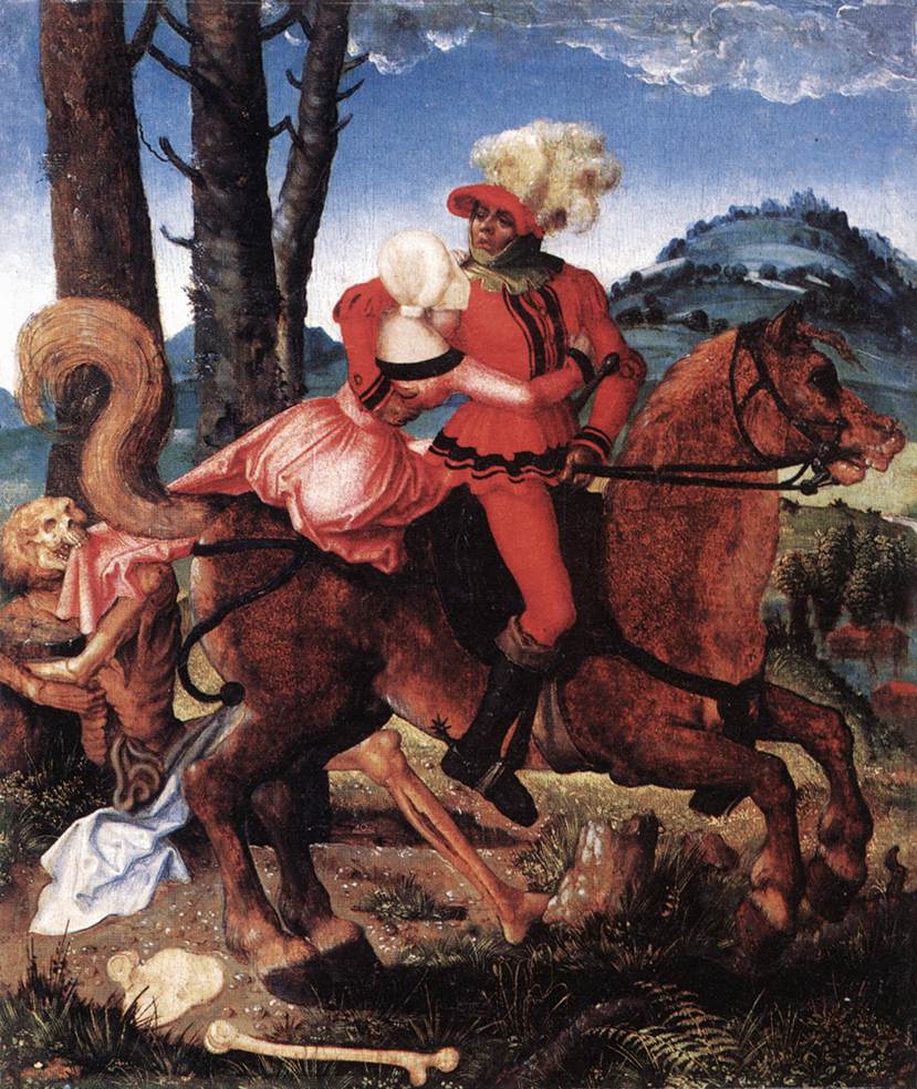 .《The Knight, the Young Girl, and Death》Hans Baldung Grien 汉斯·布格迈尔