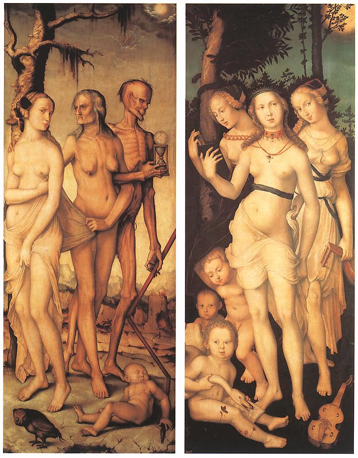 .《Three Ages of Man and Three Graces》Hans Baldung Grien 汉斯·布格迈尔