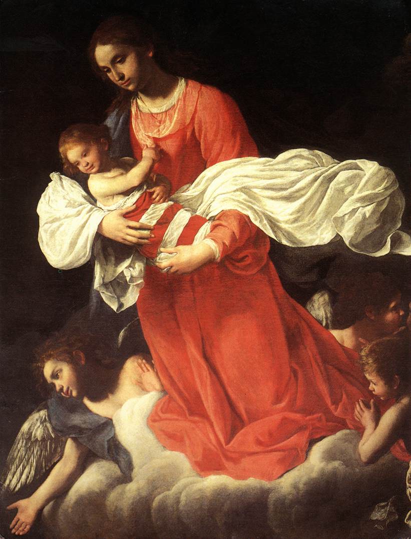 .《The Virgin and the Child with Angels》 Giovanni Baglione 乔瓦尼·巴廖内