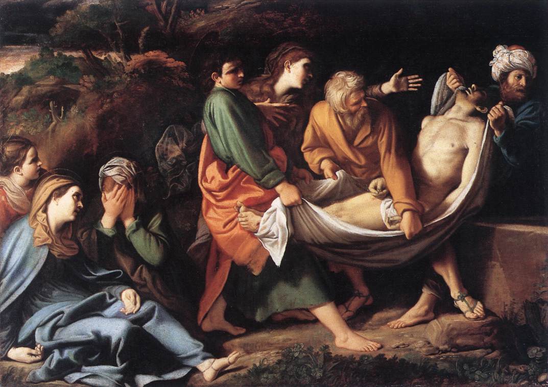 .《The Entombment of Christ》西斯Badalocchio Sisto意大利画家-雕刻家