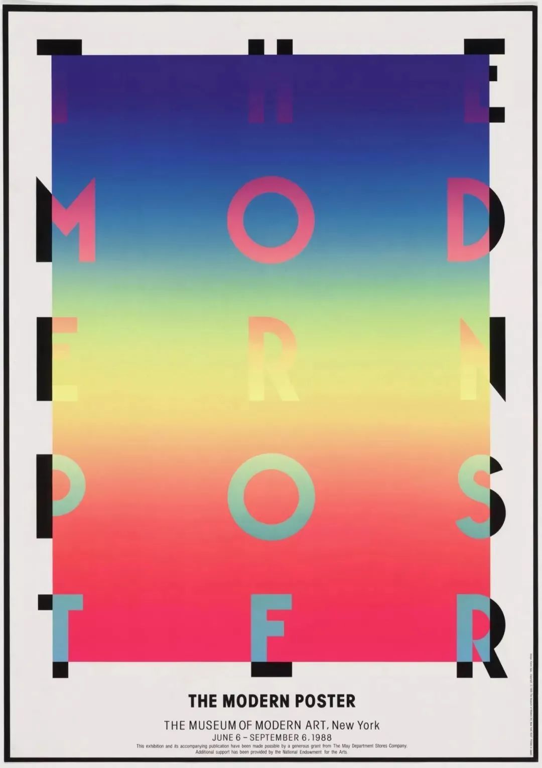 佐藤晃一Koichi Sato. The Modern Poster, The Museum of Modern Art, New York. 1988