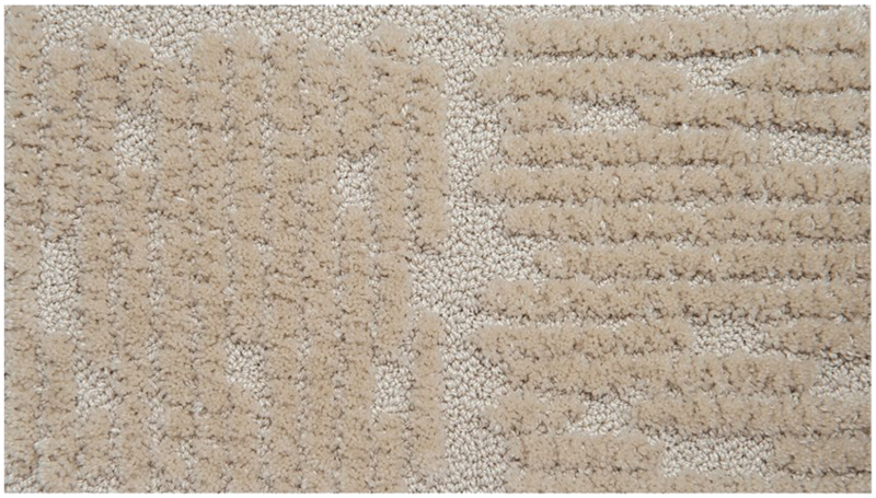 FRATO 现代长方形植物丝地毯