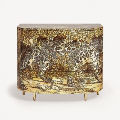 Curved chest of drawers Leopardo