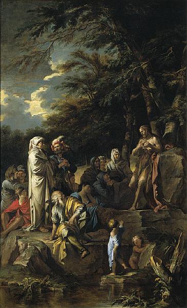 .St. John the Baptist Preaching in the Wilderness