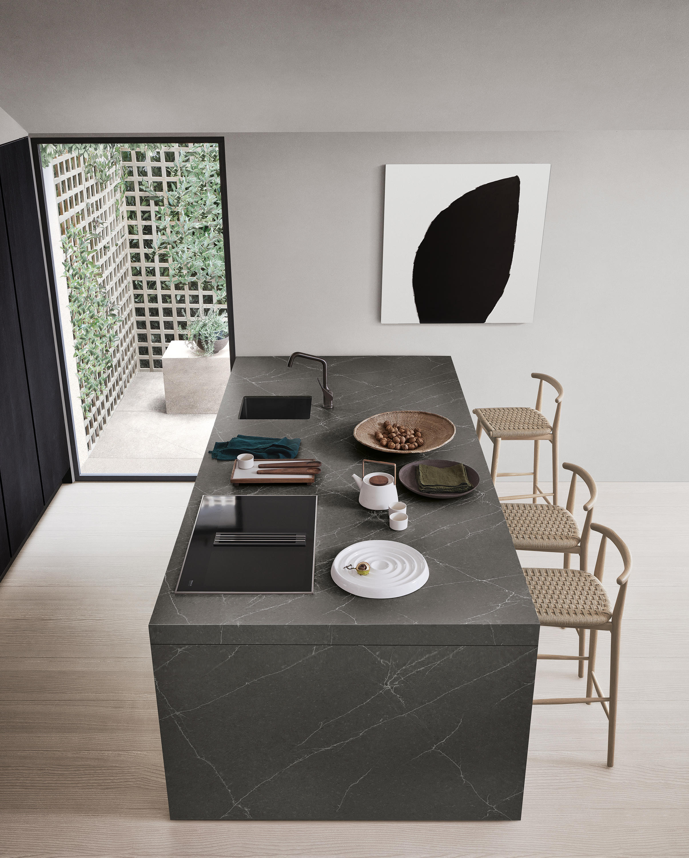 Mlito Thea, Show and Wet Kitchen by Arclinea
