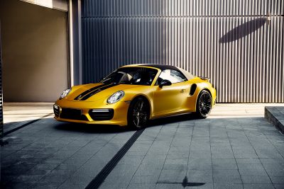 保时捷 911 Turbo 汽车工业设计——炫酷亮黄载入你的生活！