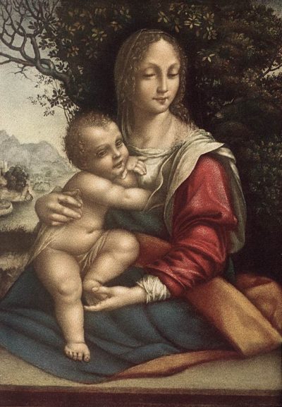 .《Madonna and Child》Cesare da Sesto