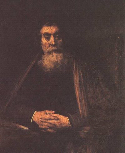《Portrait of an Old Man》伦勃朗·哈尔曼松·凡·莱因