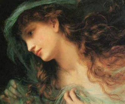 .《Head of a Nymph》Sophie Anderson