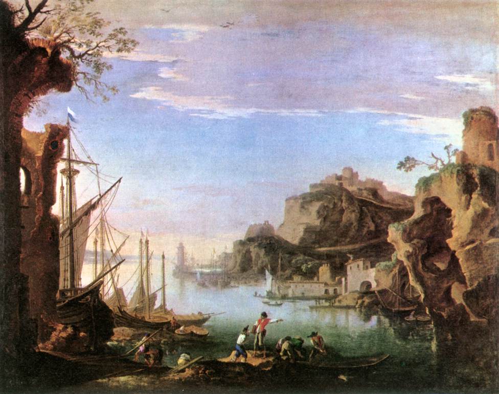 .Harbour with Ruins