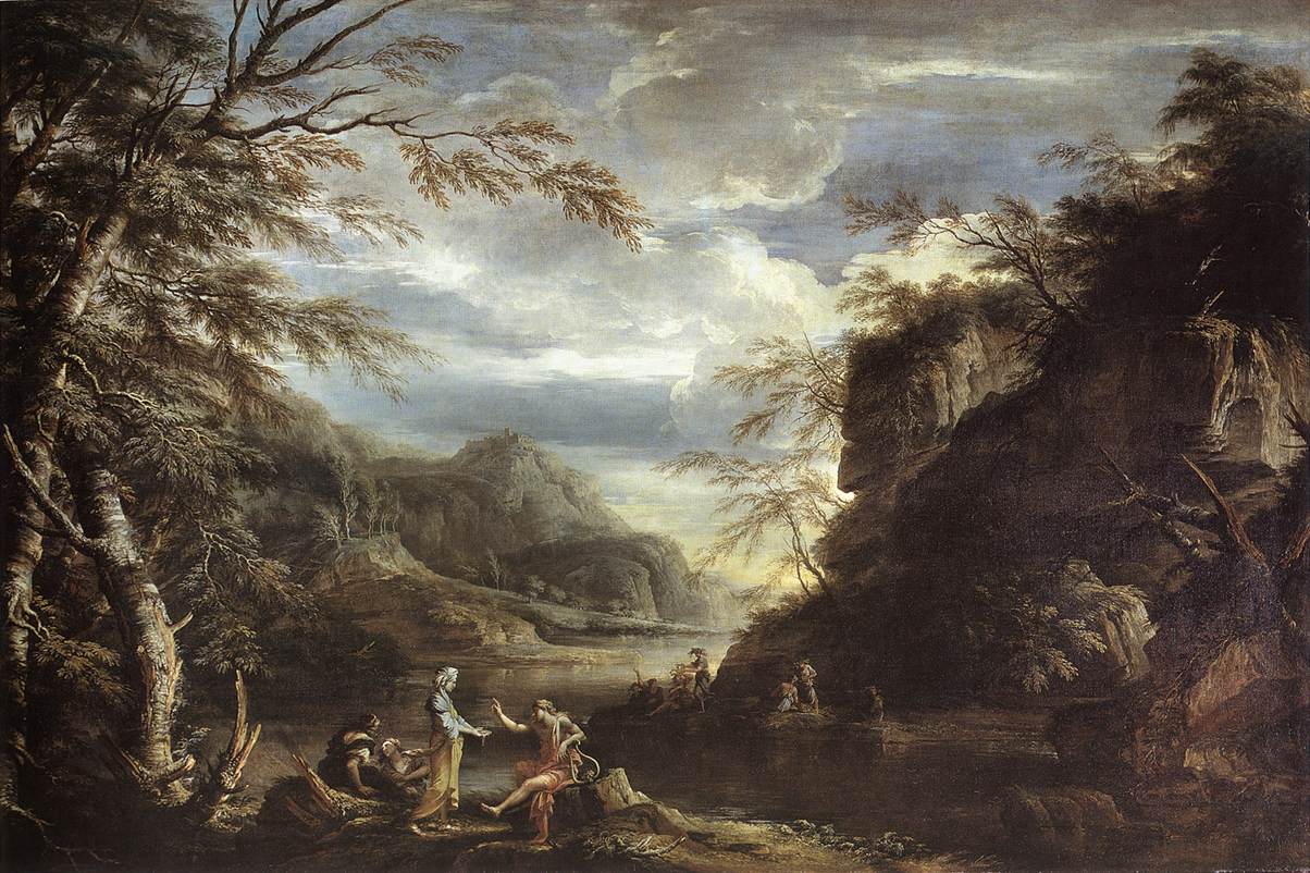 .River Landscape with Apollo and the Cumean Sibyl