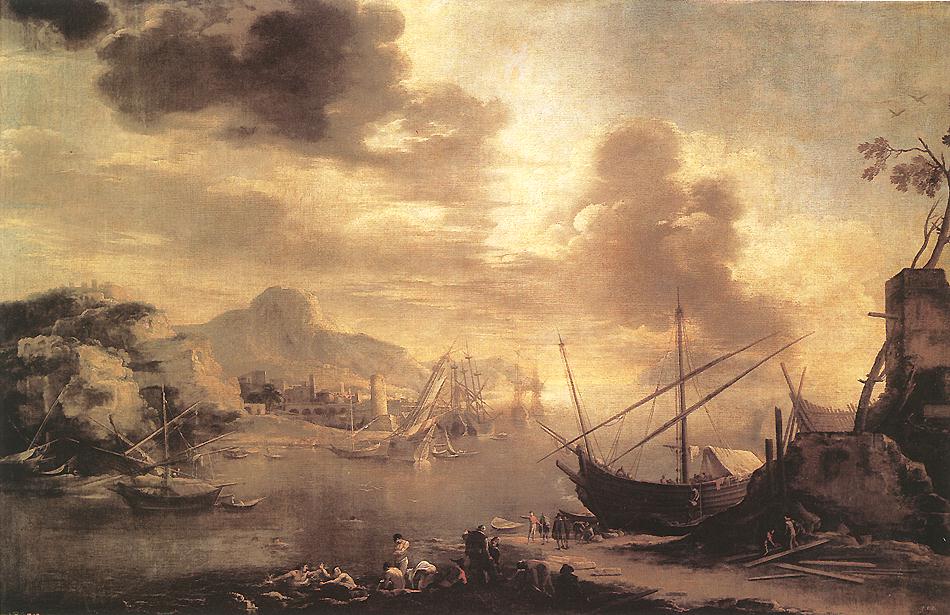 .View of the Gulf of Salerno