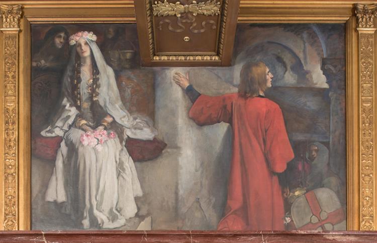 Sir Galahad wedded to Blanchefleur（1901）